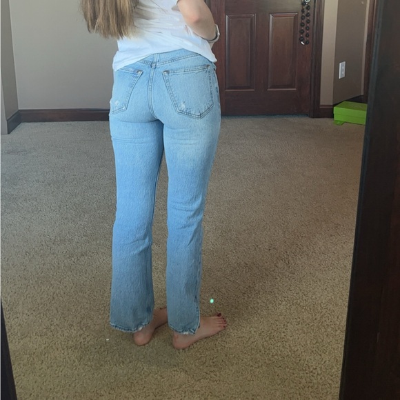 Abercrombie 90s Straight Ultra High Rise Jeans - Picture 2 of 3